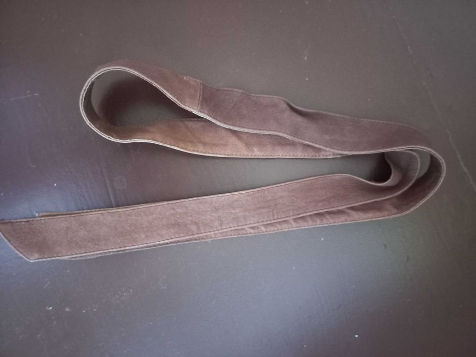 Пояс кожаний (натуральна кожа-замша)