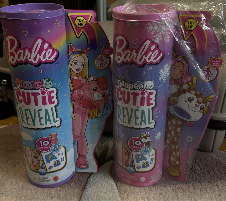Ляльки Barbie у костюмі Оленя та Лами Cutie Reveal Doll
