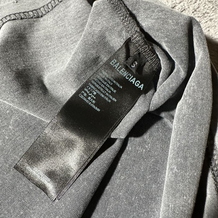 Футболка Balenciaga back grey S M L