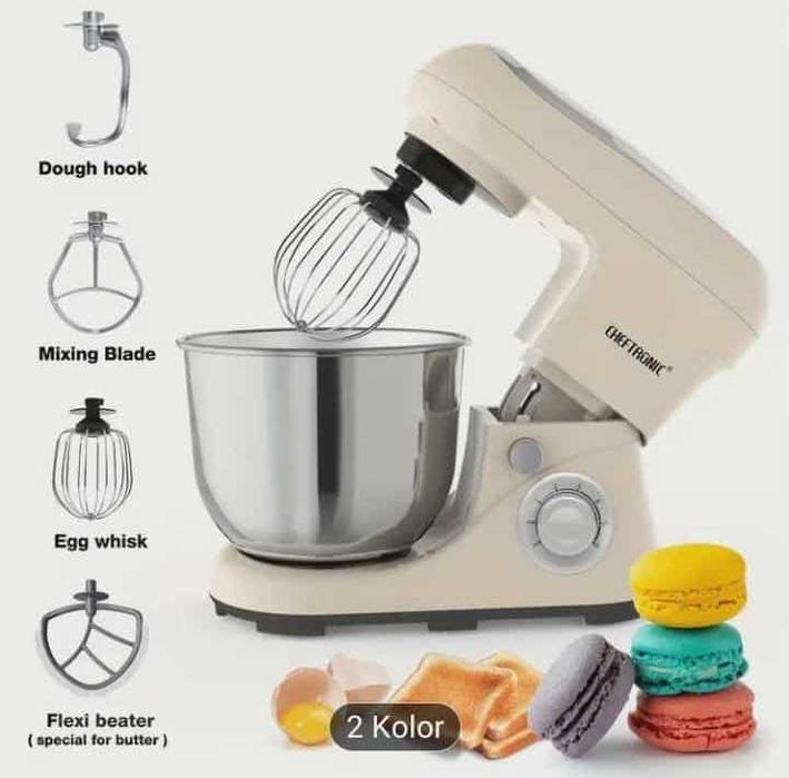 Mikser Stojący 1300w Kremowy