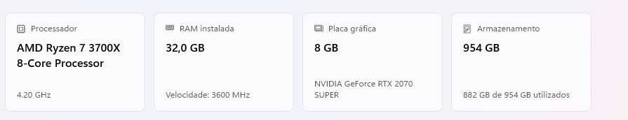 PC GAMING Ryzen 7 3700X | RTX 2070 SUPER | 32 GB RAM | SSD 1 TB