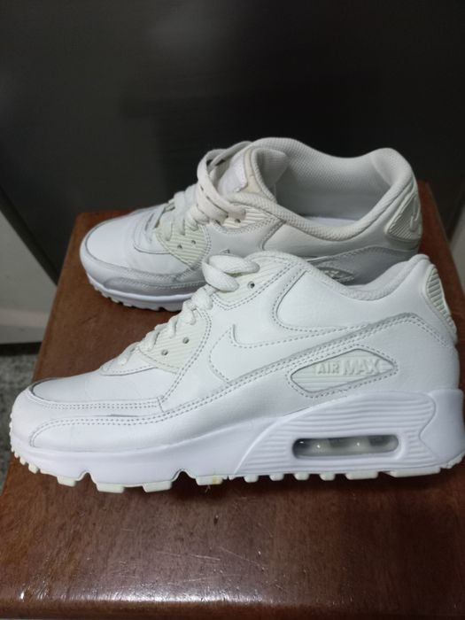 Sapatilhas Nike Air Max 90 Leather Branco senhora
