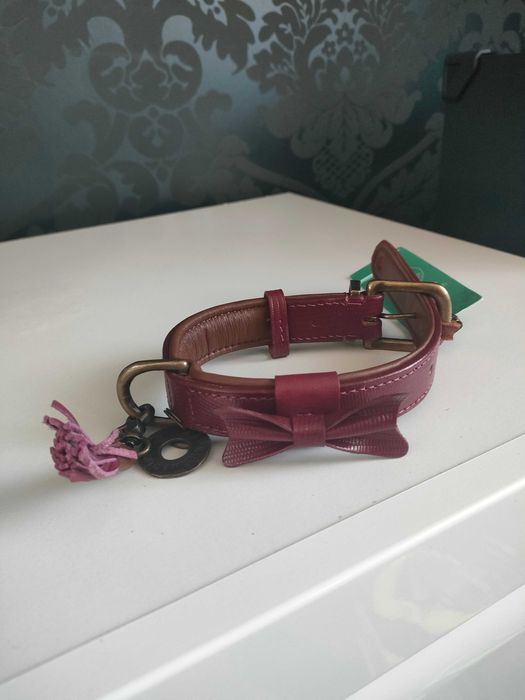 Obroża dla psa kokarda