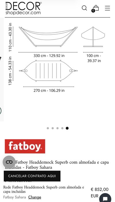 Cama de exterior Fatboy
