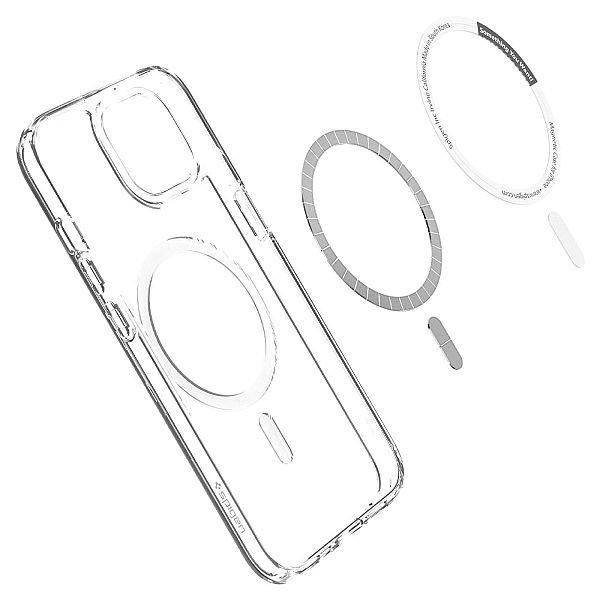 Etui Spigen Ultra Hybrid Mag Magsafe do iPhone 13 White