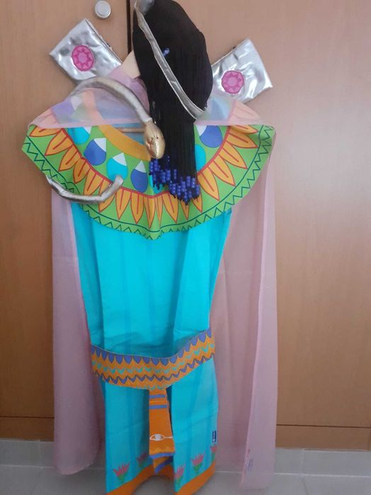 Fato de Carnaval de Cleópatra 6-7 anos