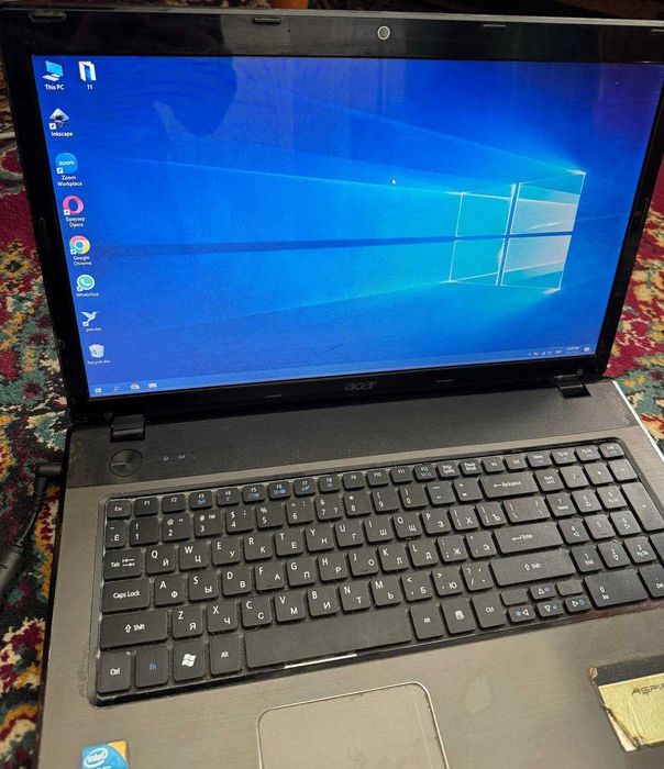 Ноутбук Acer Aspire 7741G робочий Intel Core i7-640M 8Гб RAM SSD HyperX 120Гб