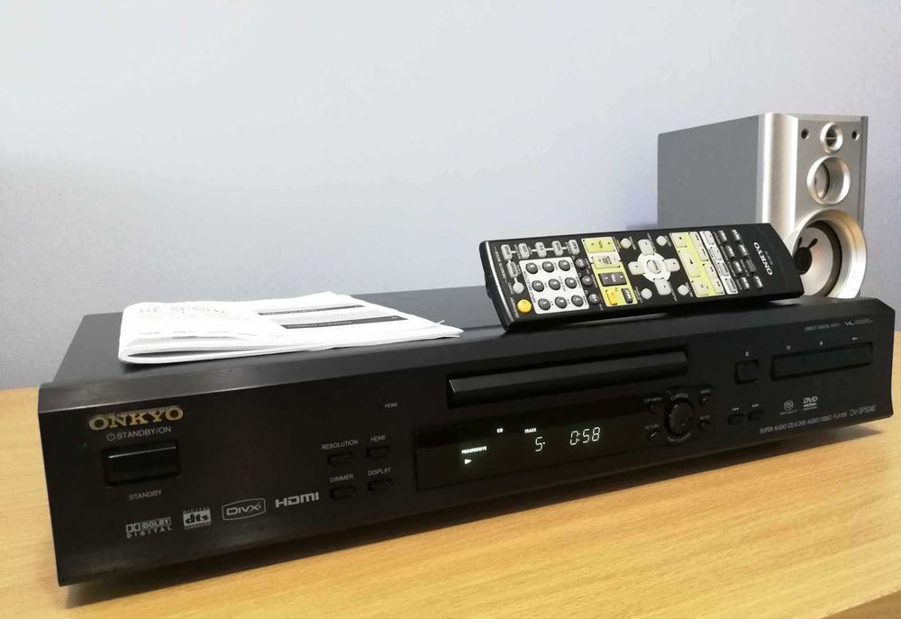ONKYO DV-SP504E – Odtwarzacz DVD/CD/SACD/DVD-A Pilot Instrukcja !