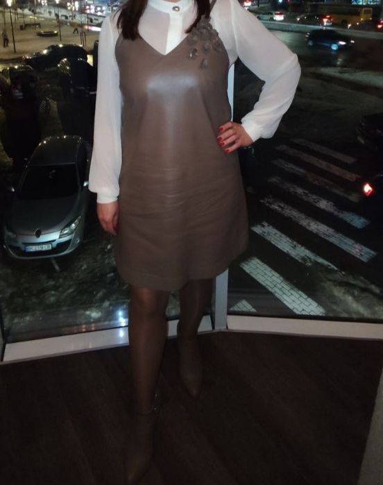 Сарафан екошкіра