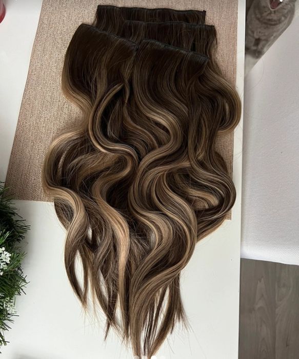 Włosy ombre zestaw clip in
