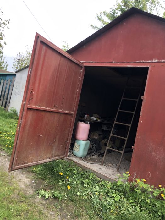 Металевий Гараж площею 21 кв.метр з погребом