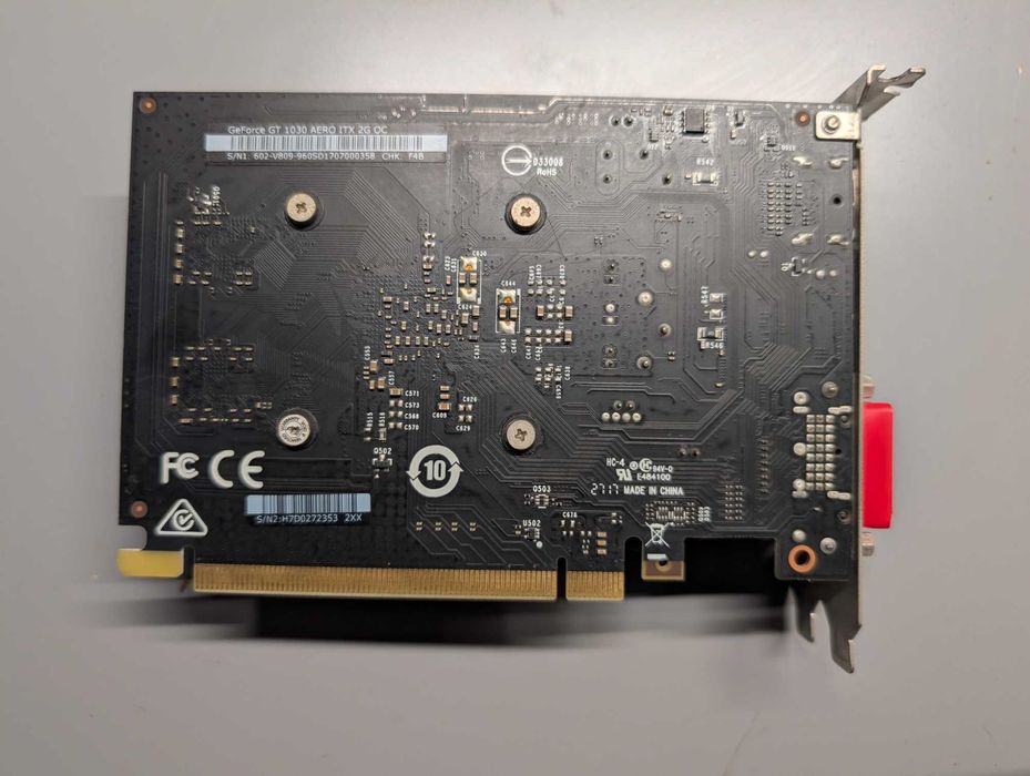 MSI GeForce GT 1030 Aero ITX 2G OC