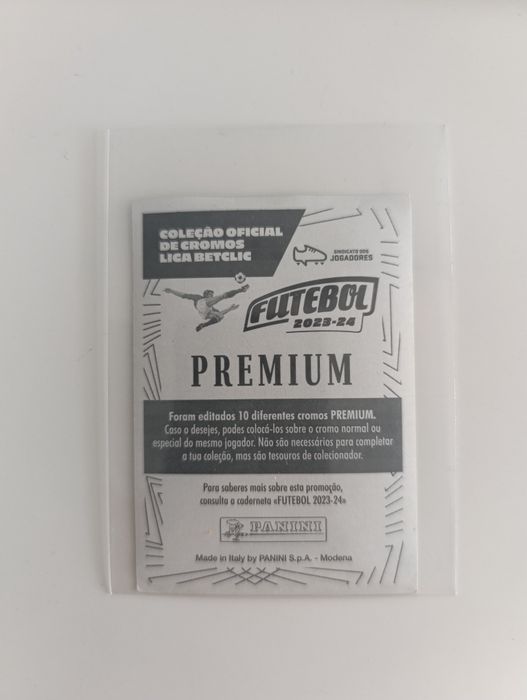 Cromo do Diogo Costa premium PANINI