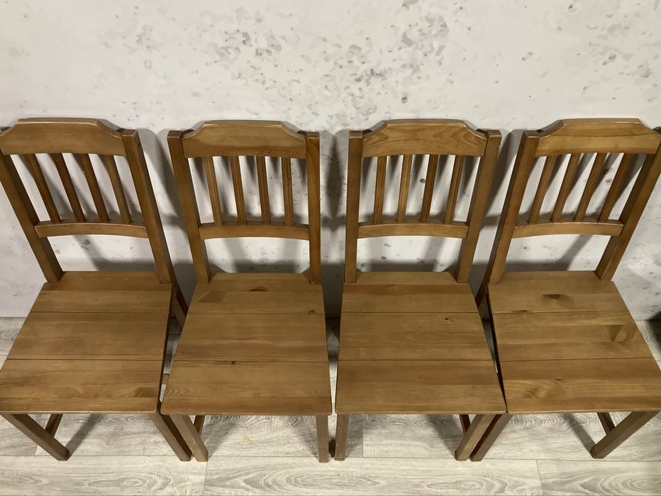 4 sosnowe krzesła Jokk