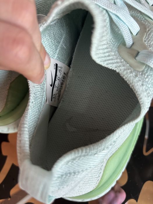Buty do biegania Nike z siateczki miętowe r.41