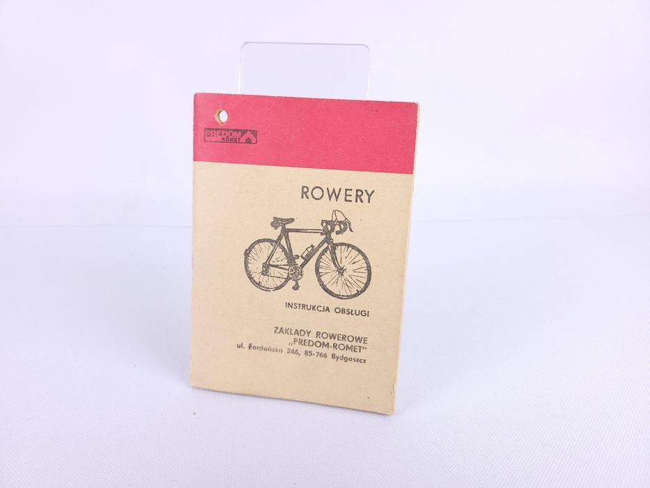 Instrukcja obsługi rowerów Romet 1970-80 rok
