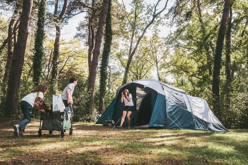 Tenda de Campismo 5 lugares 2 quartos, Fresh & Black, Arpenaz 5.2