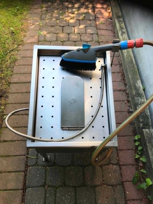 Myjka do butów ręczna (śluza sanitarna) stal kwasoodporna