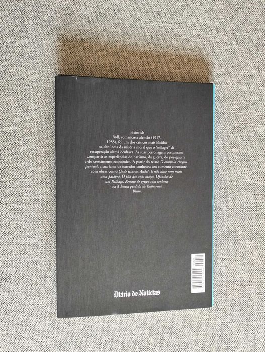 Livro "O anjo mudo" de Heinrich Boll