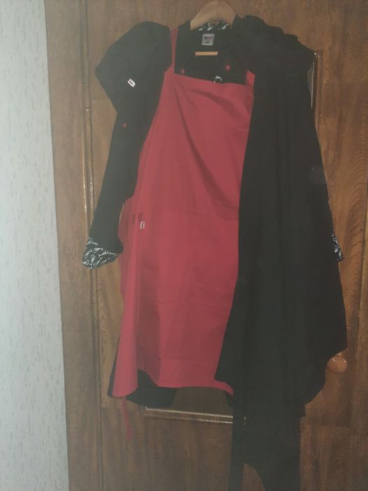 Фирменный поварской костюм суши мужской полный комплект 093541 и7708