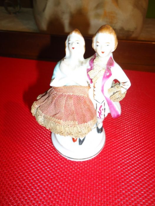 Antigo Principes porcelana fina e renda