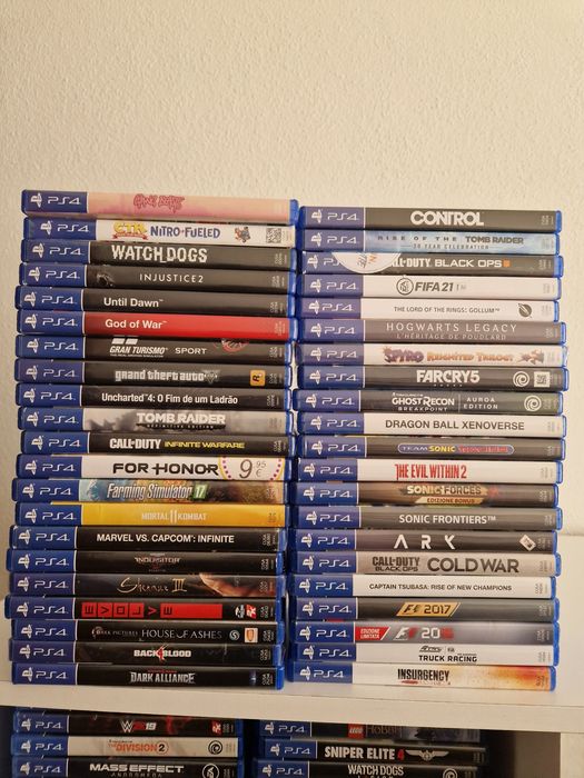 160 jogos de ps4 em ótimo estado