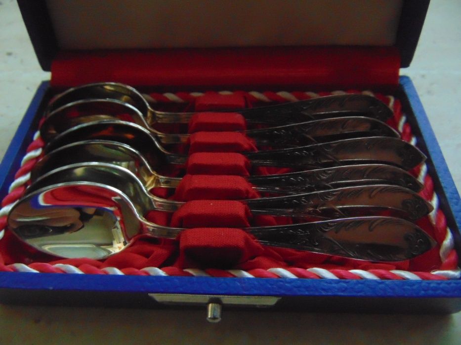 Jubiler łyżeczki plater posrebrzane 1970