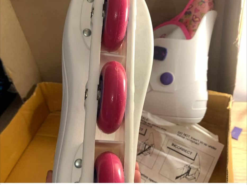 Ретро ковзани роликові Barbie In-Line Skates  1995 (нові комплект)