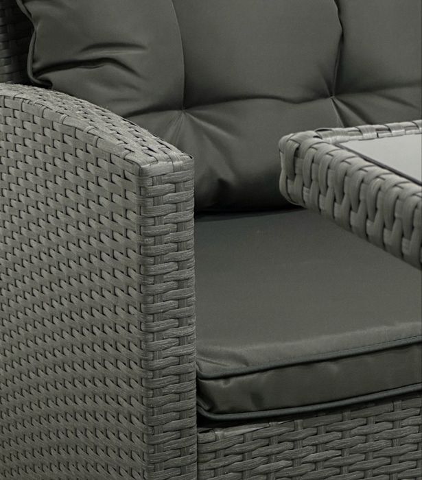 Zestaw mebli technorattan 2x sofa , fotele , stół kolory