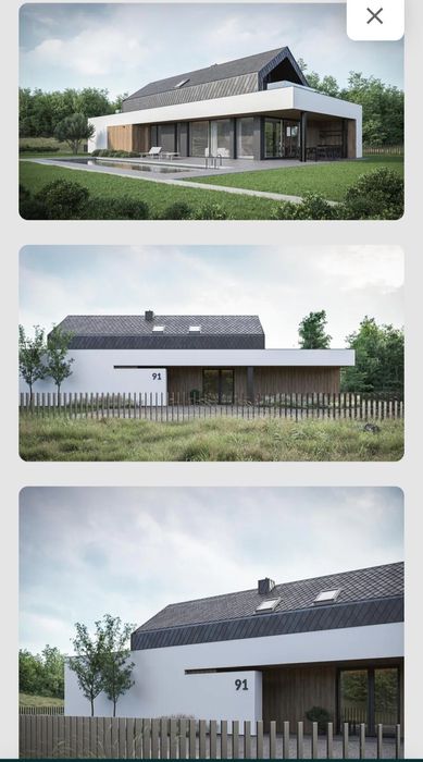 Projekt domu homekoncept 91 hk91 dom nowoczesny, nowoczesna stodoła