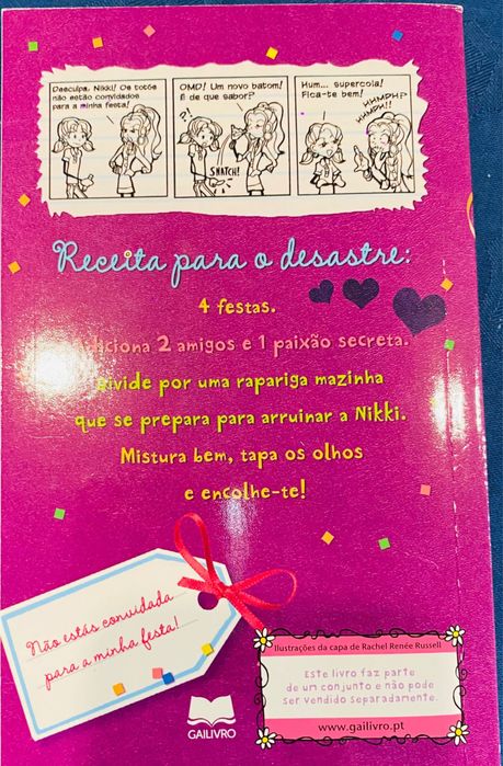 Conjunto de livros de atividade meninas