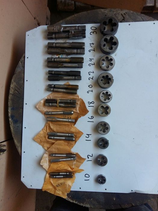 Свёрла плашки мячики