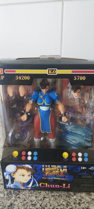 Figuras street Fighter na caixa original