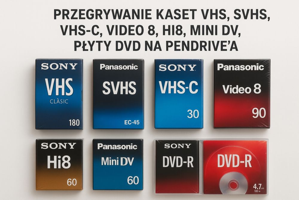 Przegrywanie kaset płyt na pendriva.