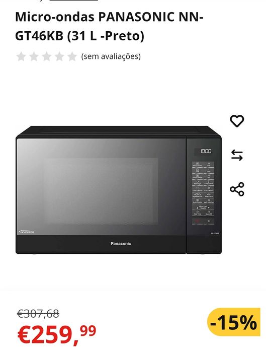 Micro Ondas Grill Panasonic