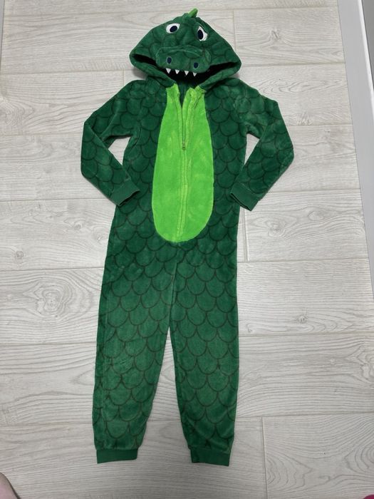 Піжама/Кігурумі дракон. Махрова на блискавці