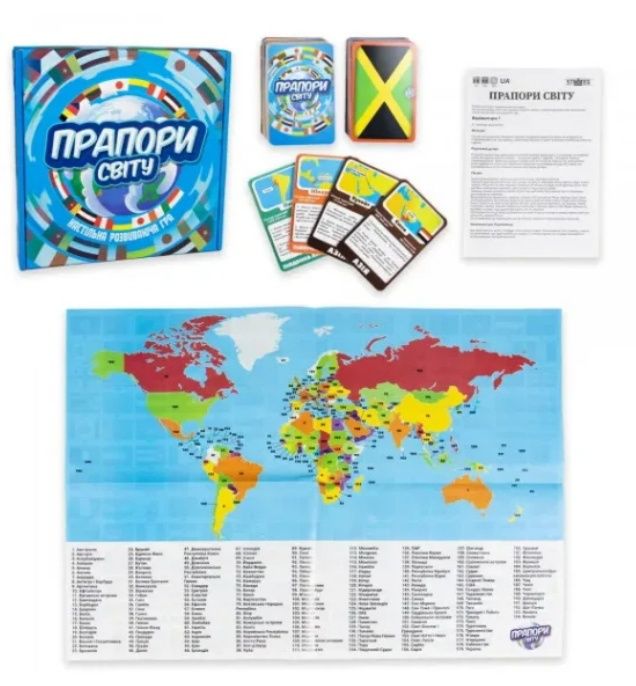 Прапори світу карточки