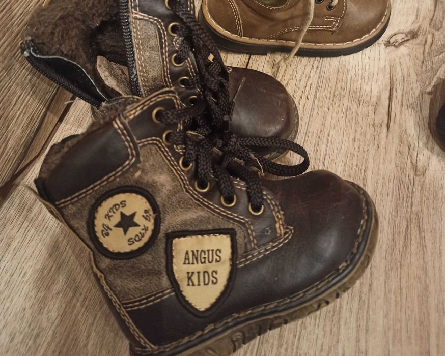 2 pary buty dla chłopca m.in. zimowe r. 20