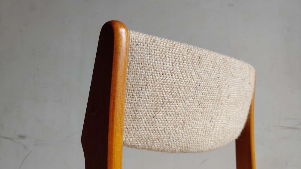 Krzesło tekowe Erik Buch.Duński design,lata 60