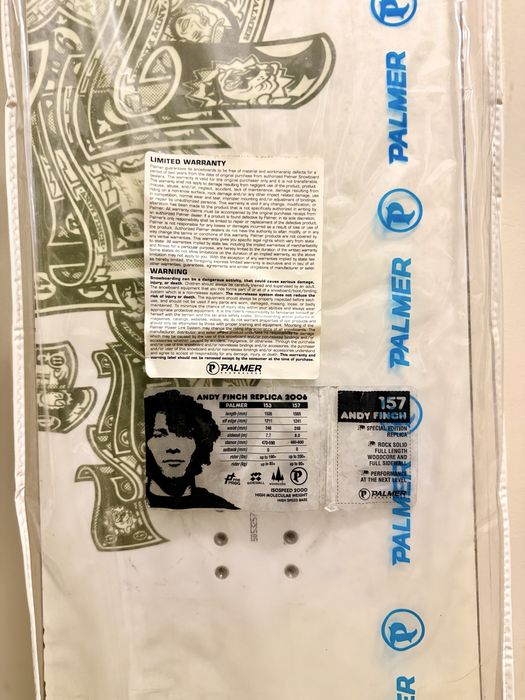 Prancha de Snowboard Palmer Andy Finch