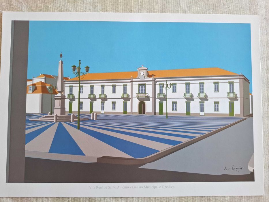 3º Centenário Marquês de Pombal - Serigrafias V.Real Santo António