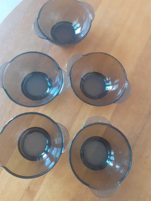 antyki kolekcja Miseczki barszczówki duraleks 5 sztuk