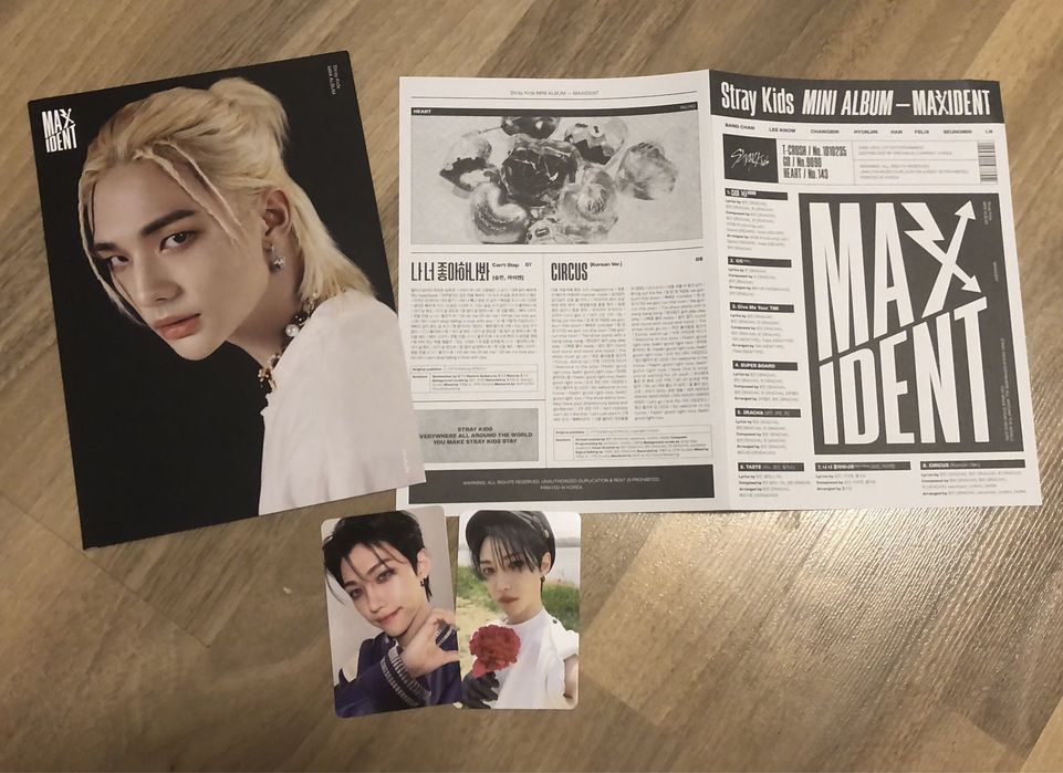 album stray kids maxident