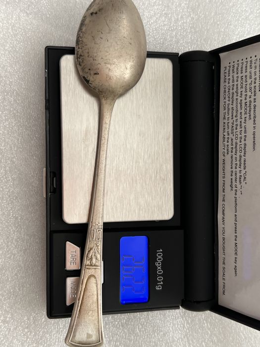 Stara lyżeczka do herbaty