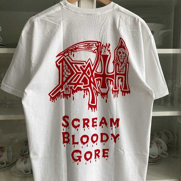 Футболка / мерч Death (біла) - S , M , L , XL ,XXL
