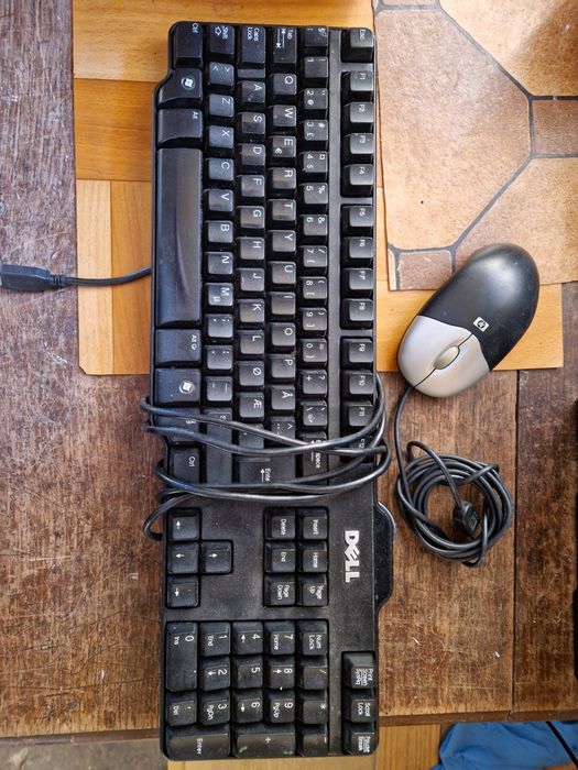 Kable, klawiatura, dell dock, myszka usb