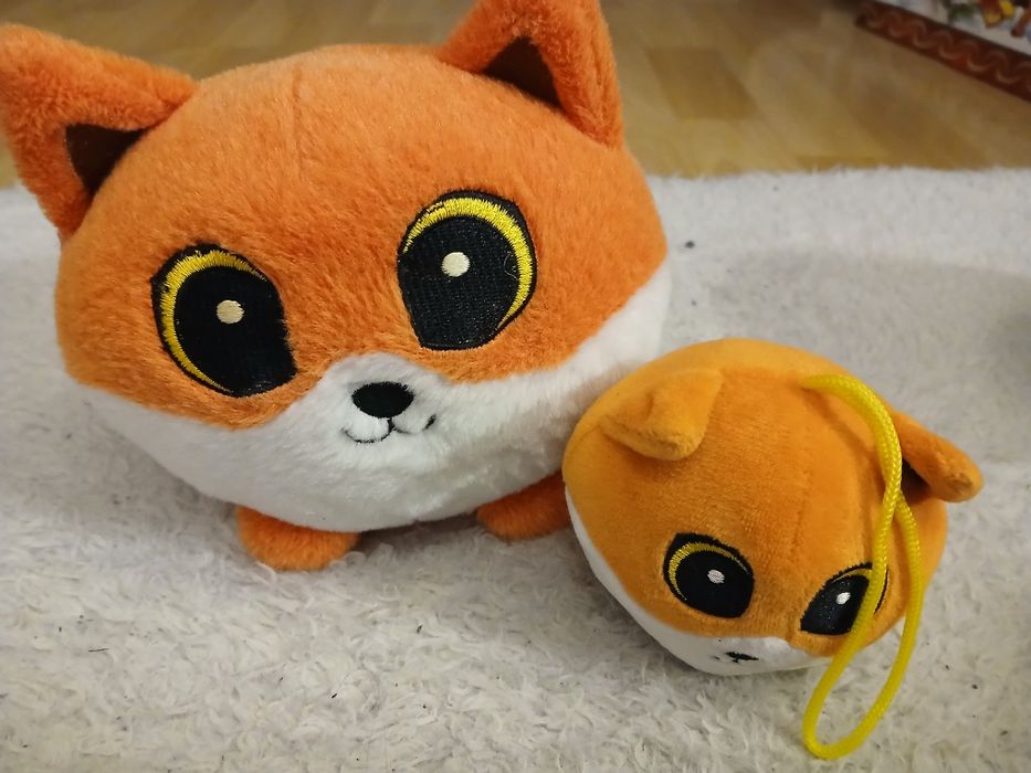 Liski maskotka pomarańczowy kolor