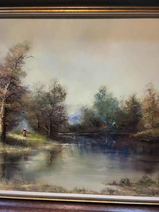 Obraz olejny namalowany na płótnie Vera Scoula-Schmidt