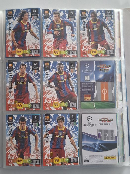 Karty piłkarskie Fc Barcelona Fan Set Champions League 2010 Panini HIT