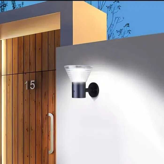 Сонячний садовий настінний світильник VÖGLER